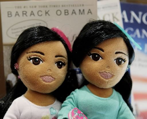 barack and michelle obama dolls