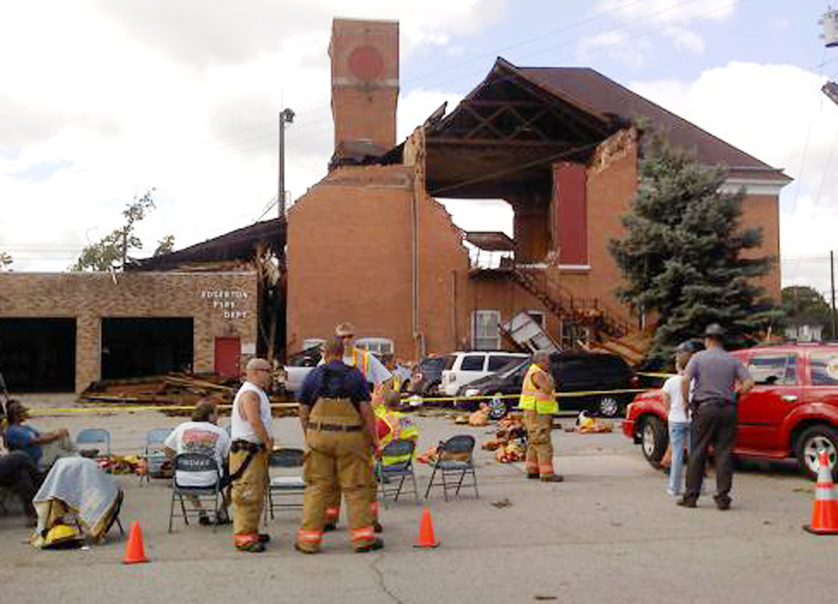 Former Edgerton town hall to be razed following storm damage The Blade