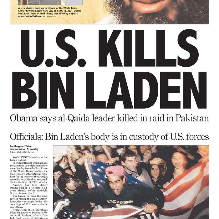 Newspaper-Arizona-Republic-bin-Laden