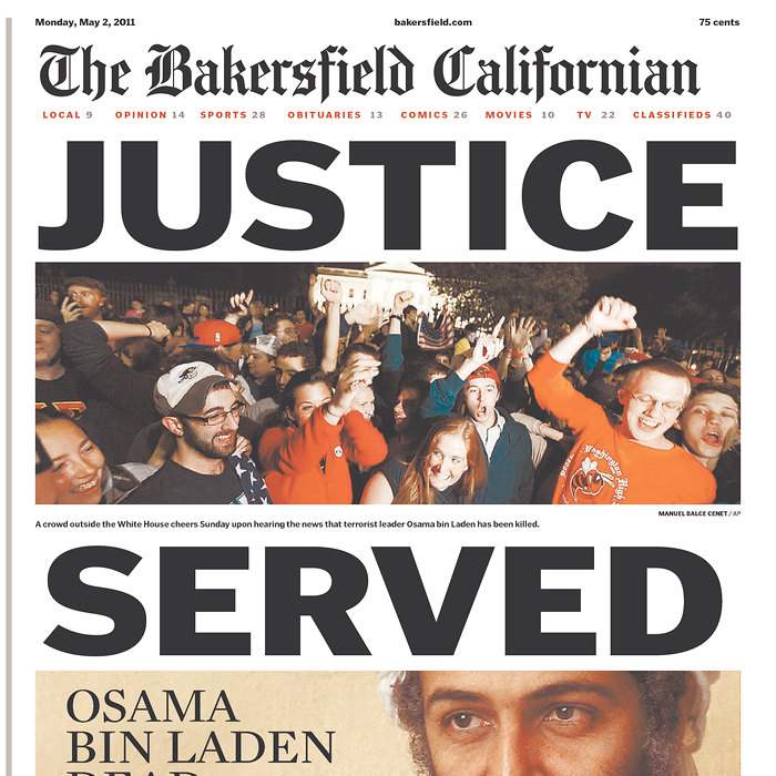 Newspaper-Bakersfield-Californian-bin-Laden