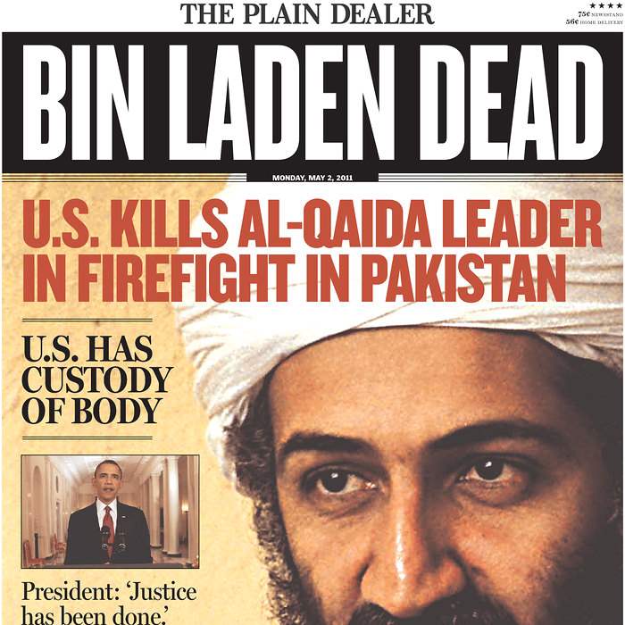 Newspaper-Plain-Dealer-bin-Laden