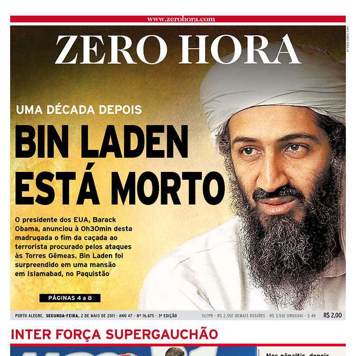 Newspaper-Zero-Hora-bin-Laden