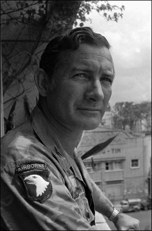 Col. David Hackworth in 1971 at the time of his critical remarks on the conduct of the Vietnam War.