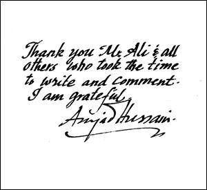 S. Amjad Hussain - Toledo Blade