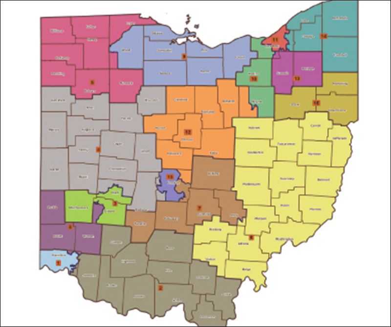 Ohio Democrats Introduce Alternative Redistricting Map They Claim Is 