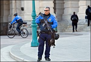 on Capitol Hill Friday. Federal officials said a man, 29, was arrested ...