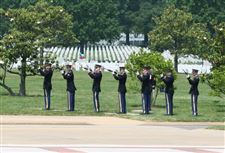 salute gun arlington taps tears performed burial ceremony part cemetery national markey toledoblade