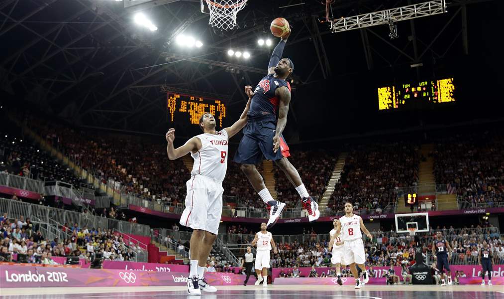 US beats Tunisia 11063 in men's Olympic hoops The Blade