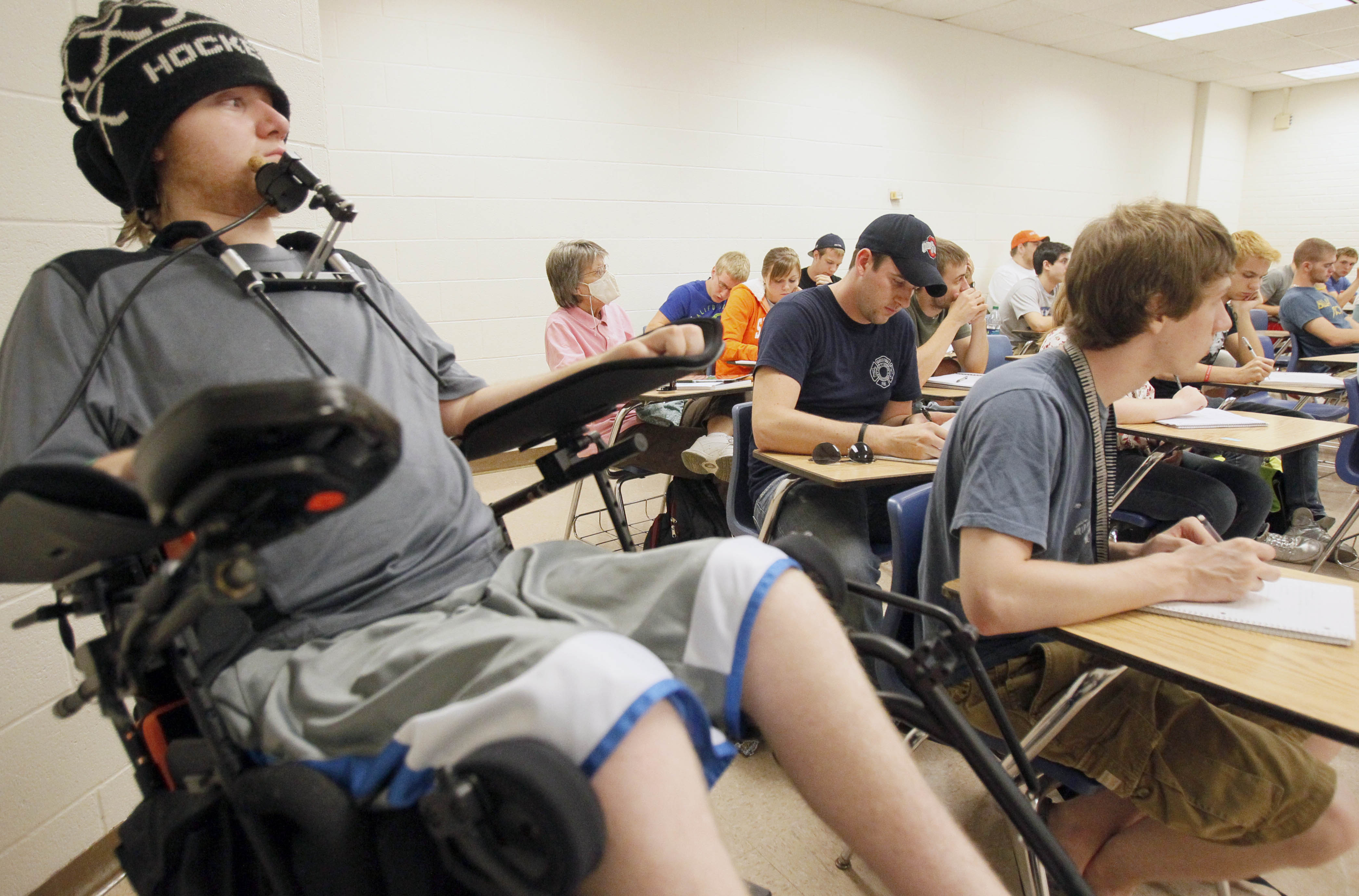 'Just A Normal Kid In A Wheelchair' Tackles Campus Life - The Blade