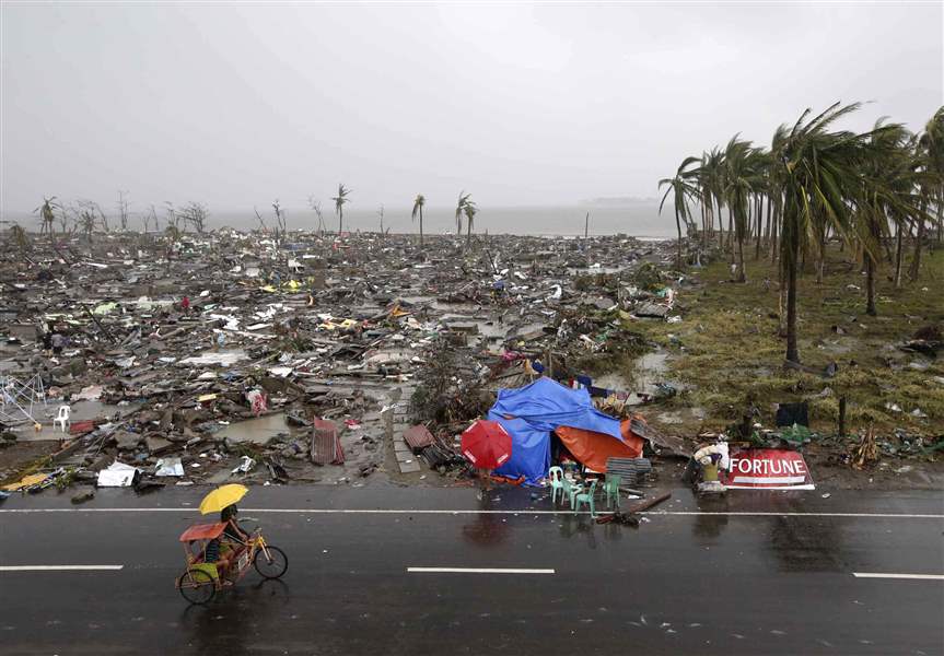 With Thousands Dead, Philippine Typhoon 'a Great Human Tragedy' - The Blade