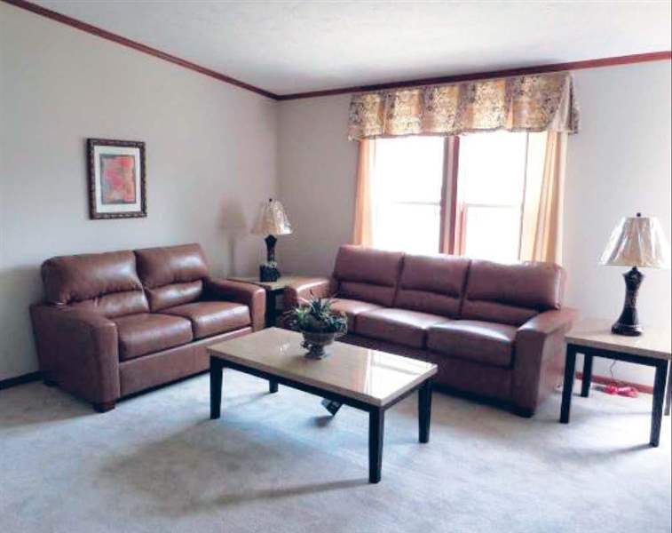 modern amish living room