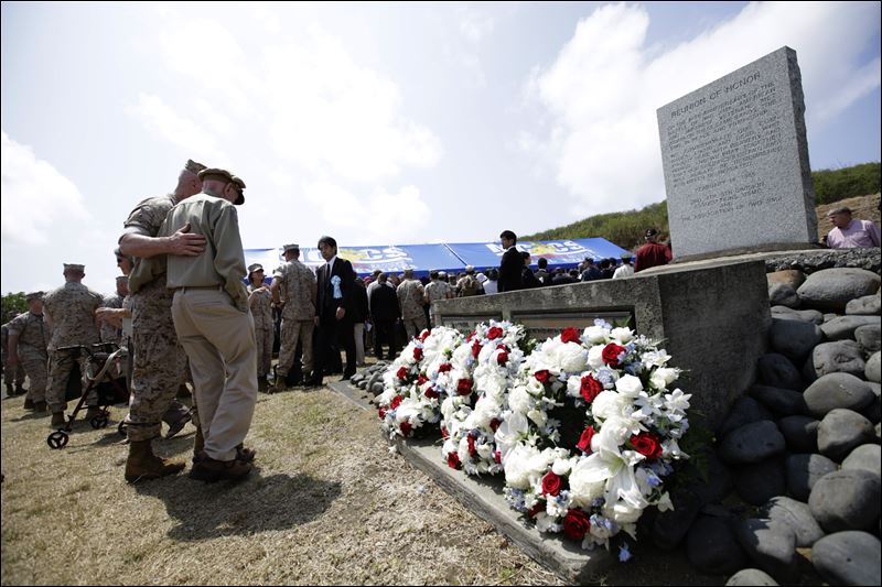 Aging U S Vets Return To Iwo Jima For 70th Anniversary Of Iconic Wwii Battle Toledo Blade