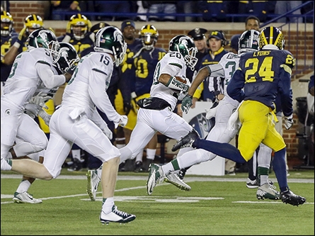 the university of michigan football game today