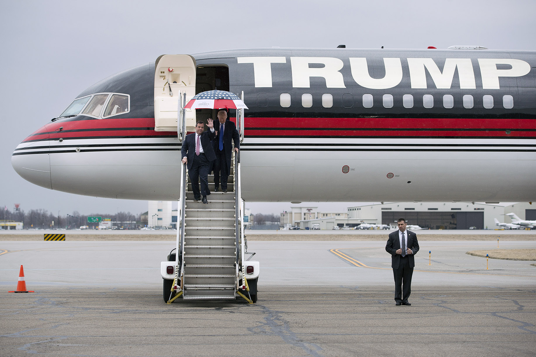 Trump airplane hangar