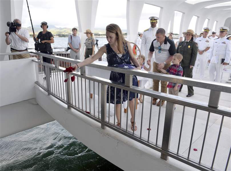 USS Arizona survivor rejoins shipmates, interred aboard ship The Blade