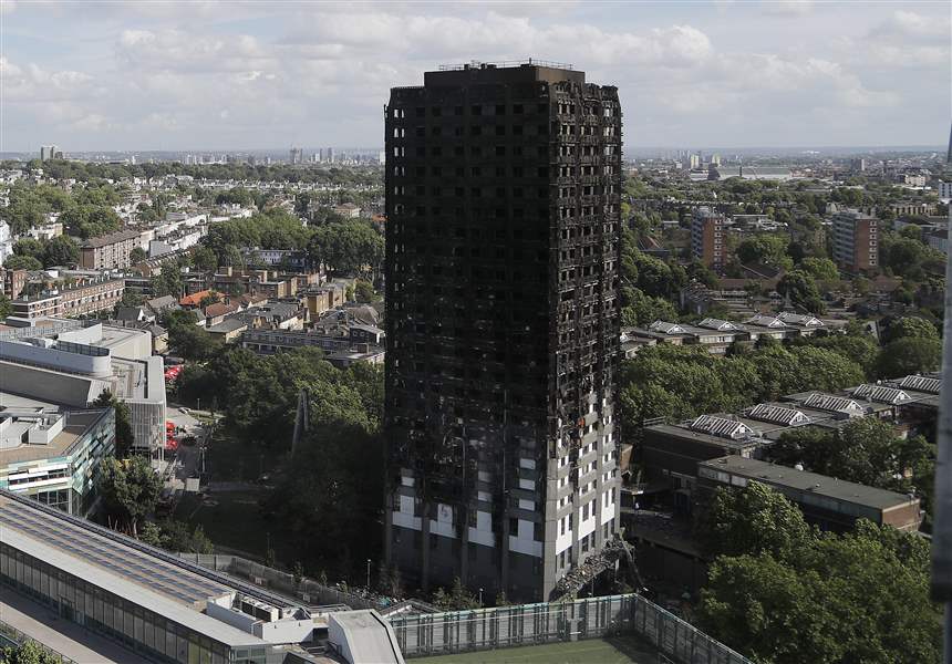 Death toll in London tower fire rises to 30, figure expected to rise