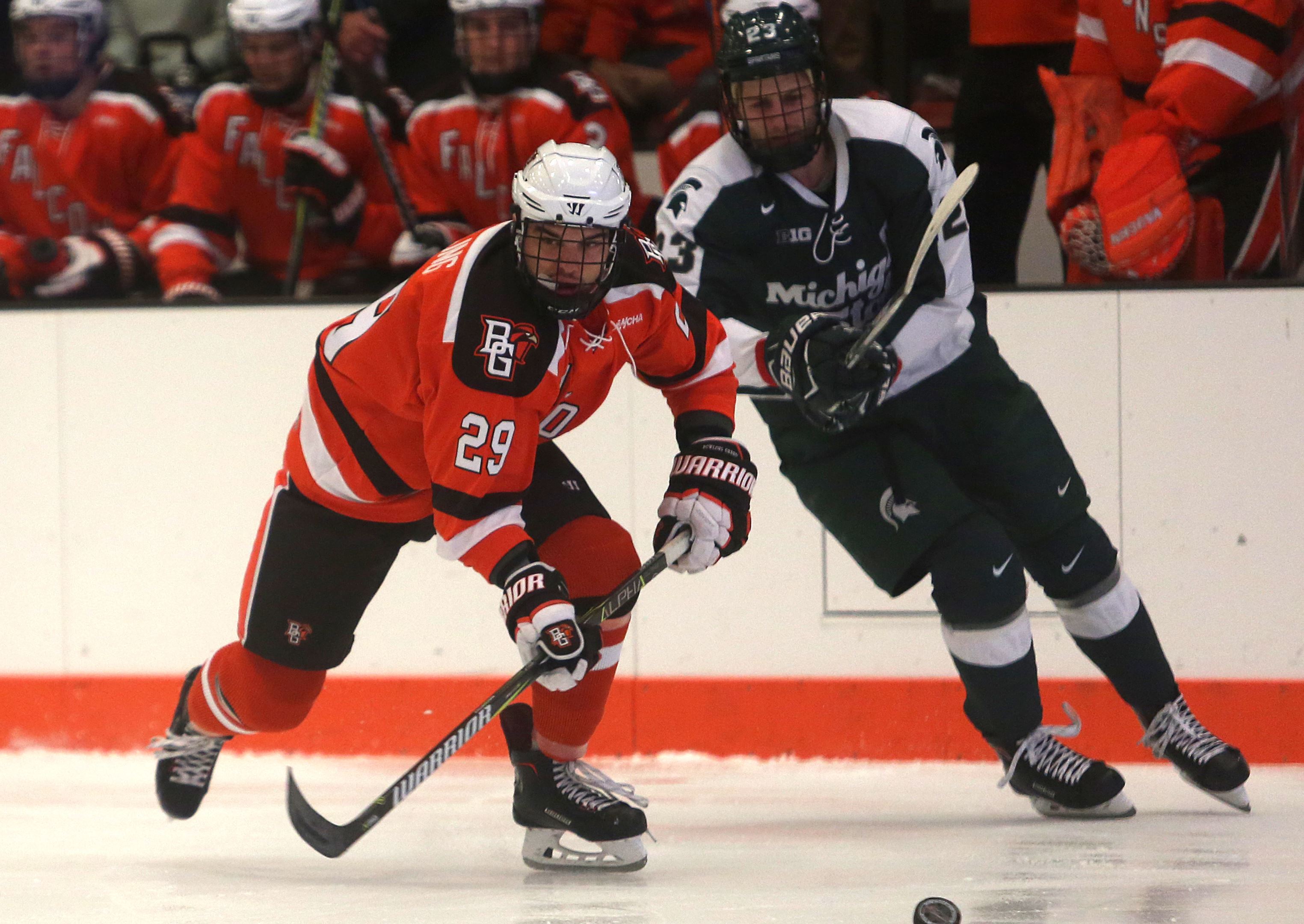 BGSU hockey soars over Michigan State, 4-1 - The Blade