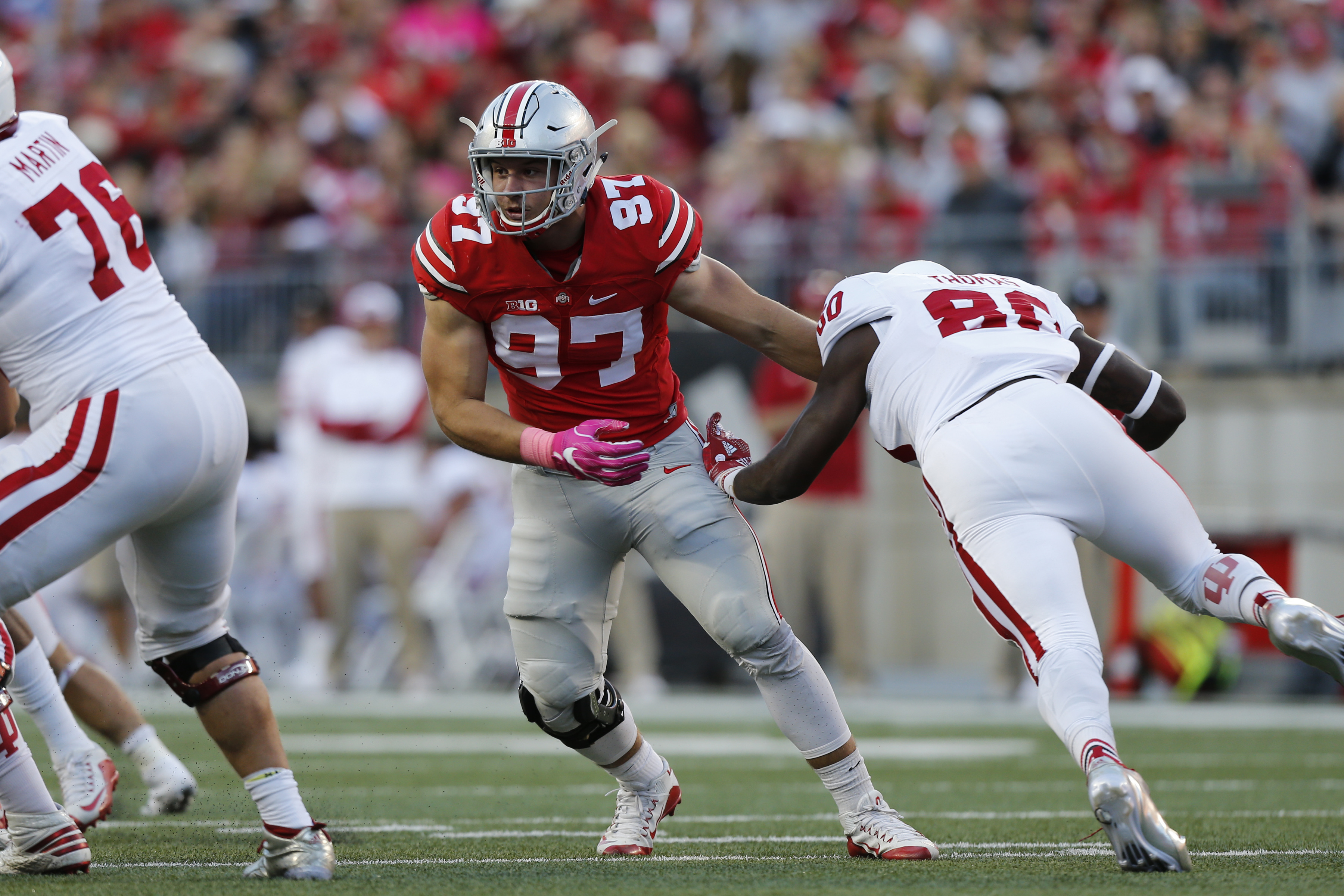 Onus On Ohio State Defensive Line After Nick Bosa Injury - The Blade