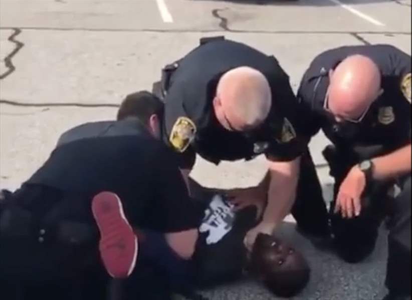 Officer involved in former football player's violent arrest is fired