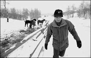 Attorney James Heckbert, at home on his ranch near Steamboat Springs, Colo., represents about 50 beryllium victims. He has accused Brush of using its attorneys to conceal the true dangers of beryllium.