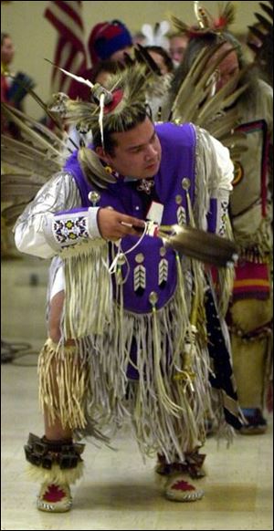 Brian Diggs of Findlay is a member of the Blackfoot and Navajo tribes.