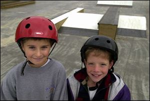 Dan Gallagher, 11, and Chase Garver, 10, proposed the skateboard ramps to the Bryan city council, researched the demand among youths, and asked for contributions. More than $70,000 was raised.