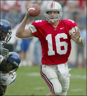 Buckeye QB Craig Krenzel threw for three touchdowns.