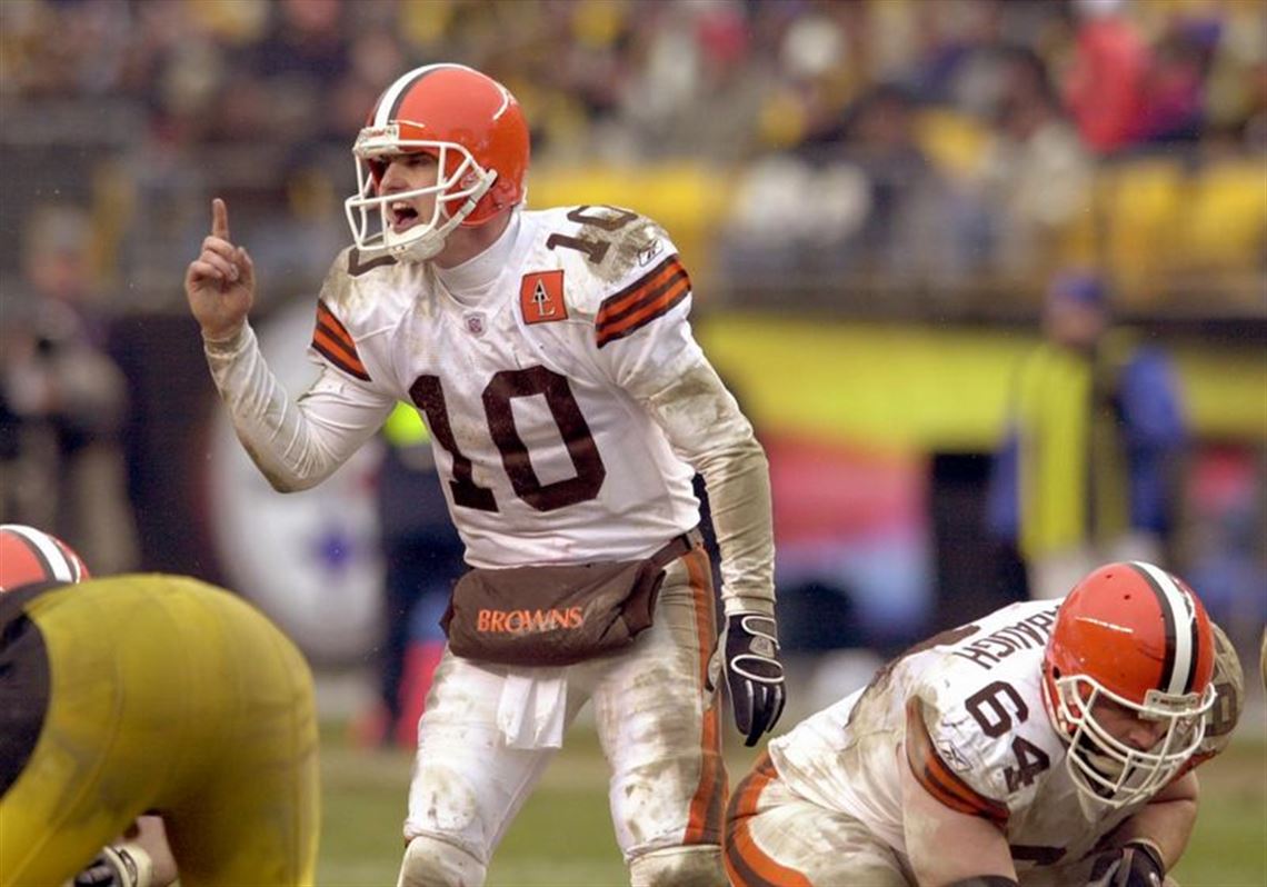 Tim Couch says he's ready to step in if needed for the Browns