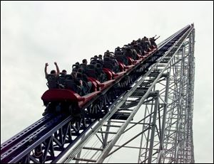 Cedar Point's Millennium Force is one reason Ohio ranks first in roller coasters in the U.S.