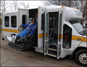  There have been four or five times that were really outrageous,  says Sandra Preston, getting out of a Toledo Area Regional Paratransit Service bus, which at times can be late in picking up those who call to request a ride.