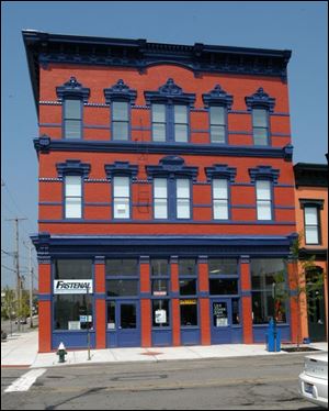 The Dixon Building at the corner of St. Clair and Lafayette streets is in the historic village.