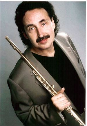 Flutist Alexander Zonjic will perform at the River Raisin Jazz Festival.