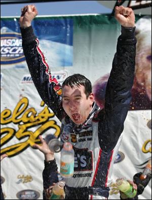 19-year-old Kyle Busch had the lead in 90 of the 125 laps including the final 31.