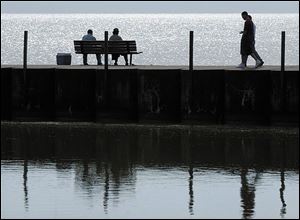 Lake Erie, including the shoreline at Luna Pier, provides recreational opportunities as well as a water supply for the area.