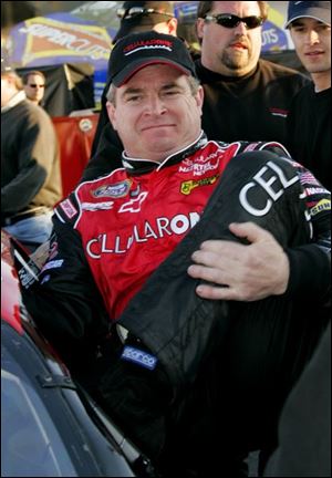 Joe Nemechek posted a speed of 182.52 miles an hour early in the qualifying session.