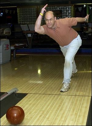 Mark Wexler of Sylvania will use this bowling form to compete in the Maccabiah Games in Israel in July.