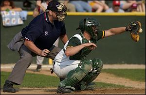 Start catcher Mike Nyitrai is one of the top hitters for the Spartans. One of five returning senior starters, he is hitting .414 with seven RBIs in 29 at-bats. 