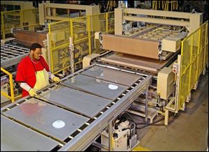 The manufacturing process at First Solar uses cadmium telluride instead of expensive silicon.