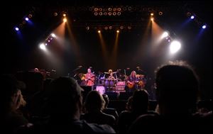 Many in the audience at the Allman Brothers Band concert earlier this month at Toledo's Stranahan Theater ordered CDs of the concert and picked them up after the show.