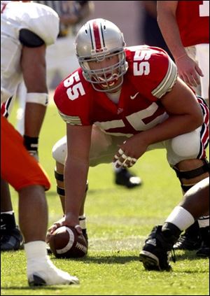 Ohio State center Nick Mangold is a candidate to win the Rimington Award, which goes to the top offensive lineman.