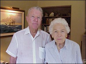 Marion Knight and her late husband, Edward, pictured here in 2002, received the Outstanding Philanthropist Award.
