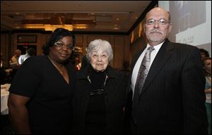 The 2006 Jefferson Award winners are, from left, Floella Wormely, Clara Shuer, and Robert Sterling.