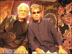 Bill Kreutzmann, left, and Mickey Hart played drums for the Grateful Dead for nearly three
decades. Now, they are members of the Rhythm Devils, a jam band that performs at 8 p.m. Saturday
in the Stranahan Theater.