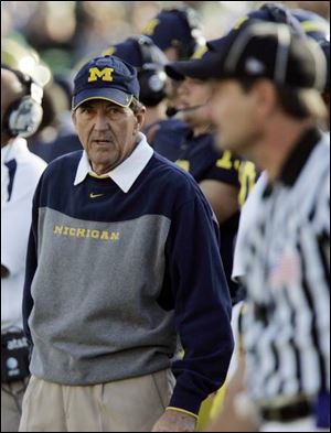 Lloyd Carr, 61, has turned his focus from the BCS to Southern Cal, the team his Wolverines will play in the Rose Bowl.