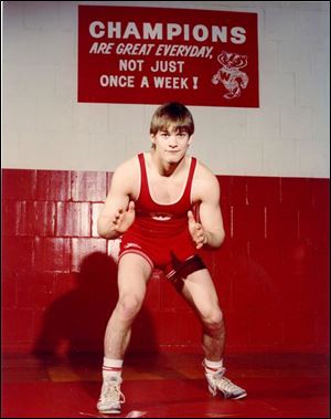 Rep. Jim Jordan was twice a national championship wrestler at the University of Wisconsin.