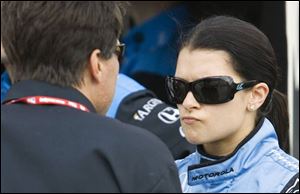 Driver Danica Patrick can offer strong opinions at times. She
enters tomorrow's race in Texas tied for ninth in the standings.