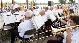 The Deurschmeister German Band band.
