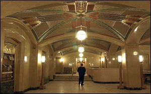 The Native American room inside the Ohio Supreme Court building in Columbus. The state borrowed $80 million to restore the Art Deco structure built during the Depression.