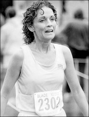 Deb (Miller) Wagner in the 1980s was a frequent winner of the prestigious Toledo Blade 10K, one of the area's premier races.