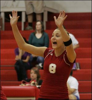  Katie Stoots celebrates a point for The Bobcats, who have win four straight NLL titles.